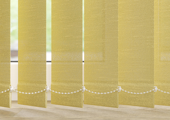 Savona, Lustrous Yellow - Vertical Blind Slats - Image 3